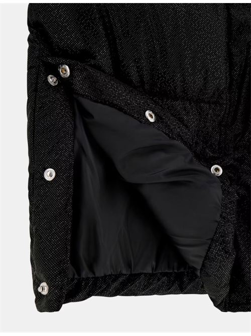 hooded ls long padded puffer GUESS | J5BL12 WGIW0JBLK